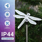 SOLPEX Solar Garden Lights, 3 Pack Solar Butterfly Lights Yard Decorations, Multi-Color Changing LED Bird Light Stakes, Yard Light for Garden, Patio & Lawn