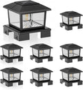 volisun metal solar post cap lights, edison bulb, main product view