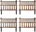 plastic outdoor decor garden flower edger fence, border, main product view