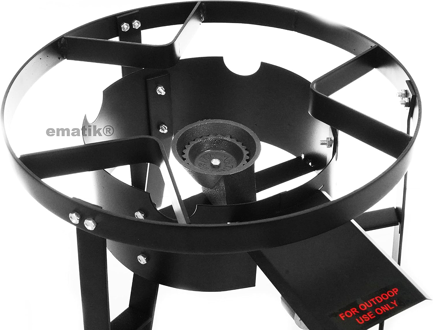 Cazo 16" Set Stainless Steel with High Pressure Burner Heavy Duty Stand and Wooden Pala Para Carnitas