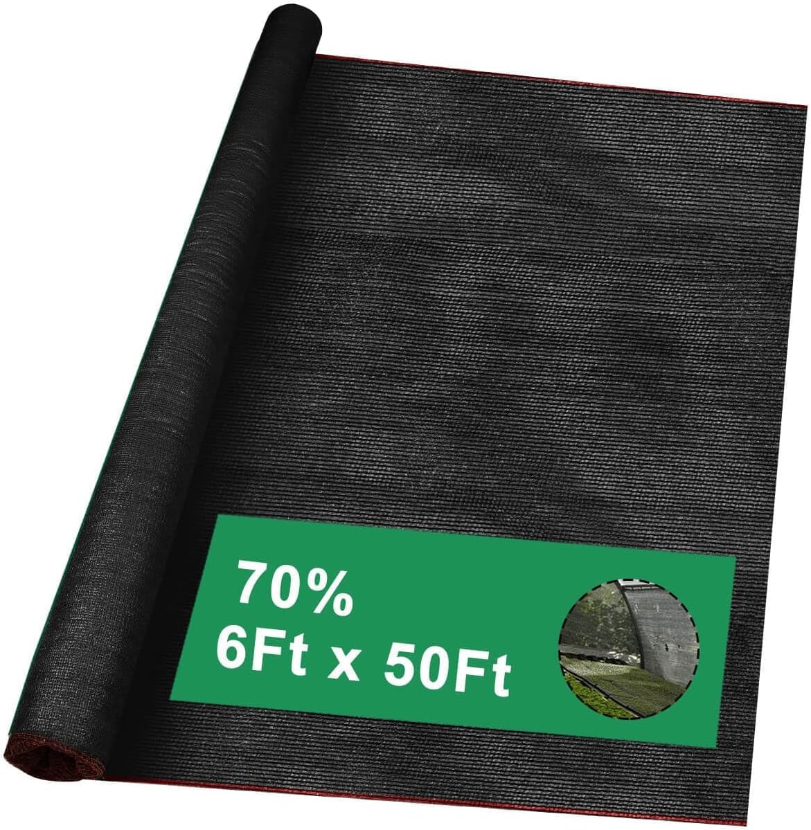 vensovo 6' x 50' 70% plant sun shade, main product view
