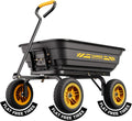 cammoo 10-in no-flat tires 600lb garden dump cart, main product view