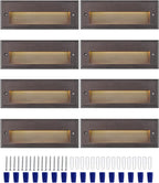 orb 9 in aluminum low voltage step lights, main product view