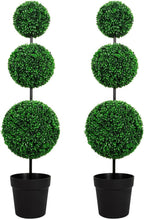 vivatrees 48 in artificial triple ball topiary trees, main product view