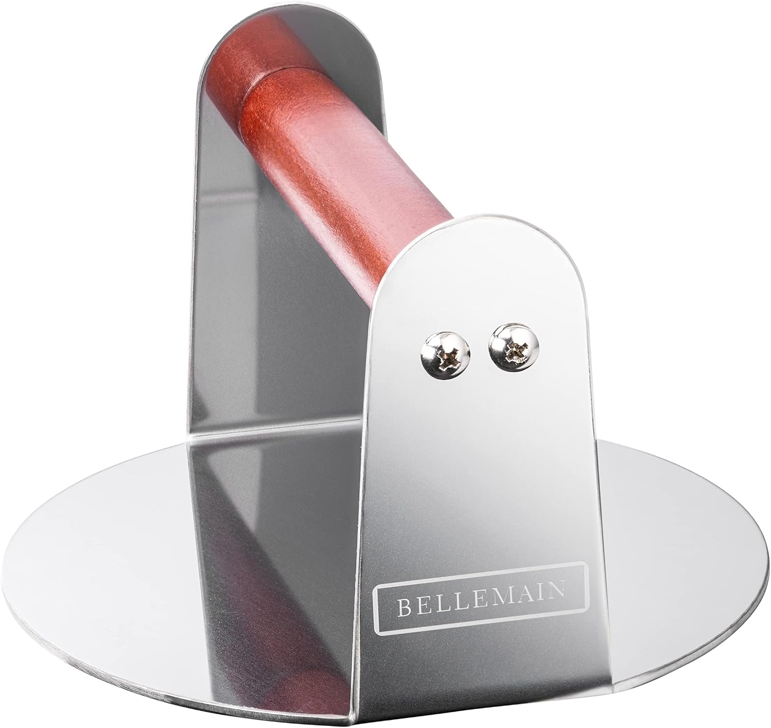 Bellemain Stainless Steel Round Smash Burger Press 6 inches Burger Smasher | patty smasher, perfect for sliders, smashburgers, and paninis