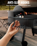 1 Pack Magnetic Storage Bin for Traeger Grills, Z GRILLS, PIT BOSS | Traeger Accessories with 5 Hooks, Compatible with Traeger Pro 22, Pro 34, Pro 575, Pro 780, Ironwood 885, Ironwood 650