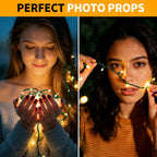 100 LED Fairy Lights 33 ft LED Twinkle Lights 8 Modes Plug-in with Memory Function Green Christmas String Light for Bedroom Xmas Tree Wreath Patio Party Spring Outdoor Decor