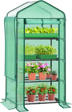 mini greenhouse with screen roof, ohuhu upgraded portable, main product view