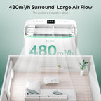 zafro smart inverter portable air conditioners, 14000 btu on a desk or shelf