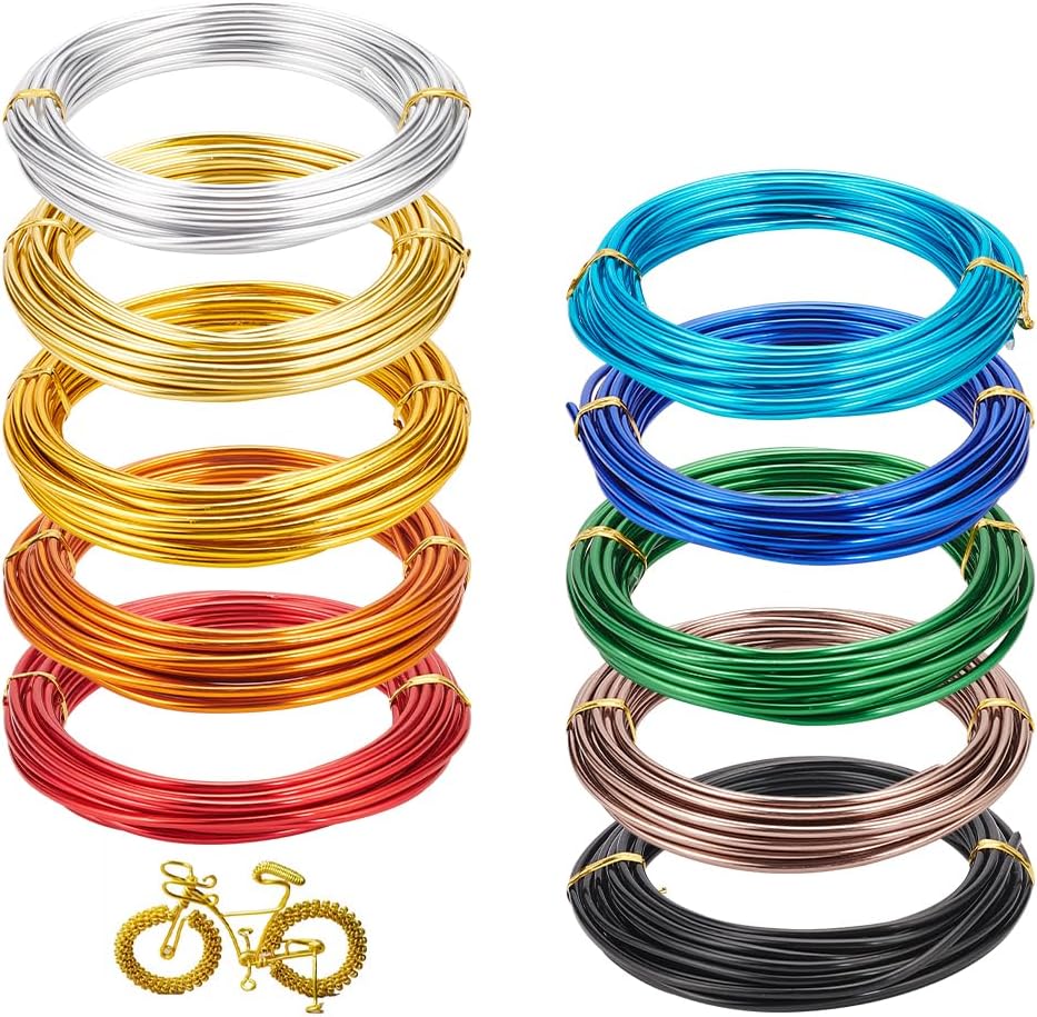 ph pandahall 164ft 10 colors aluminum wire, 9, main product view