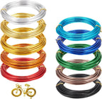 ph pandahall 164ft 10 colors aluminum wire, 9, main product view