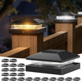 aponuo 20 pack 4x4 post solar lights, ip64, main product view
