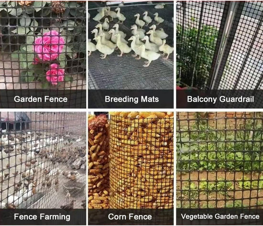 plastic garden fence animal barrier,3.28 x 66 ft, package contents