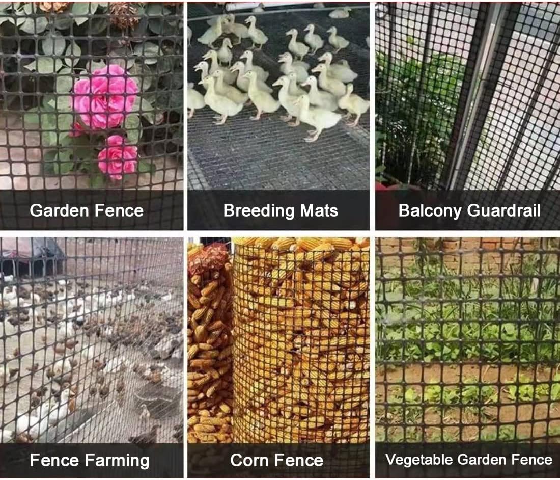plastic garden fence animal barrier,3.28 x 66 ft, package contents