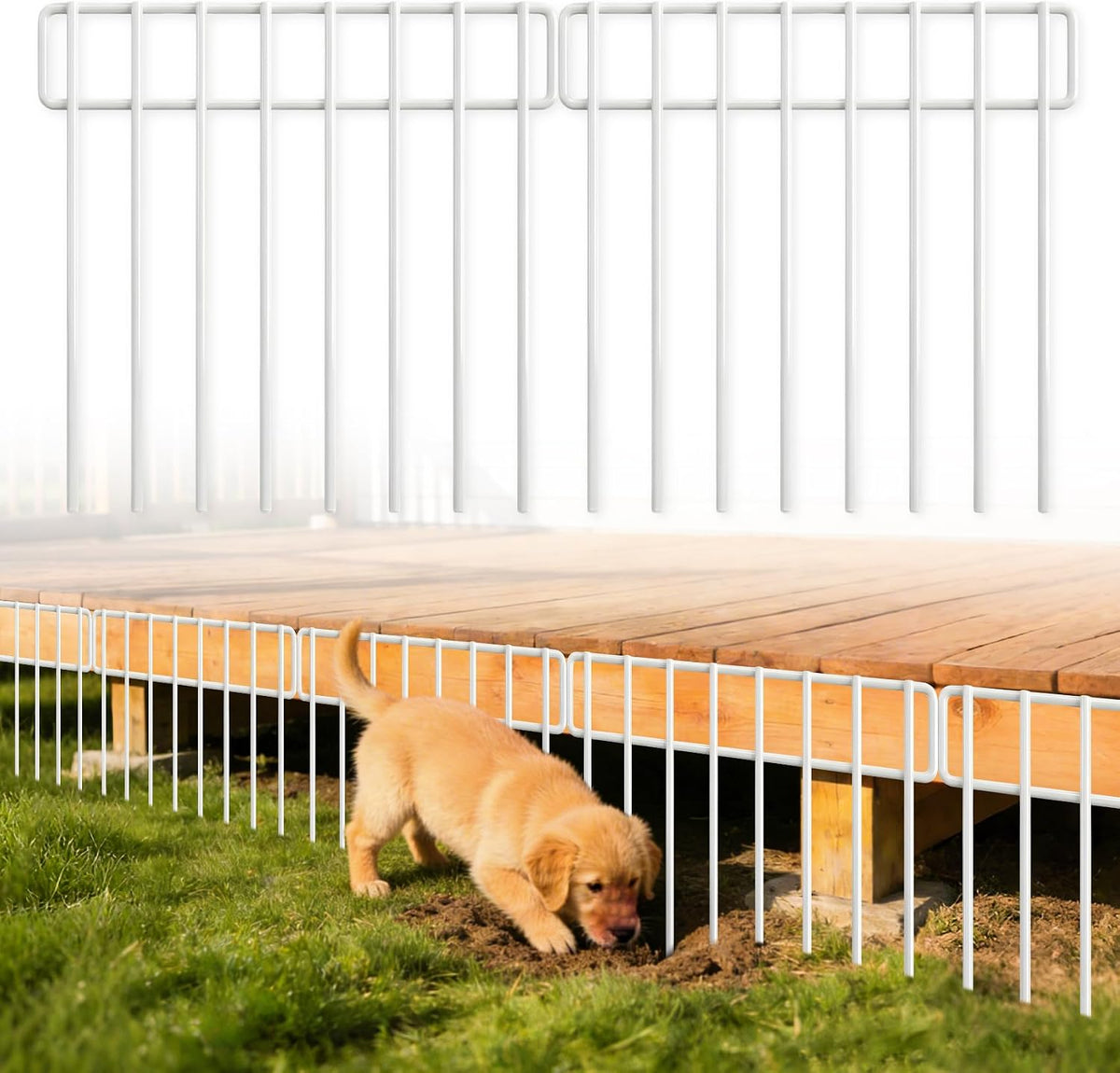 hihaduum 20ft(l) x 13inch(h) animal barrier fence, main product view