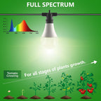 grow light bulbs led growth bulb a25, full, side view