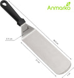 Spatula Turner Stainless Steel - Metal Spatula Set - Hibachi Spatula Great as BBQ Grill Accessories for Grill and Flat Top Griddle