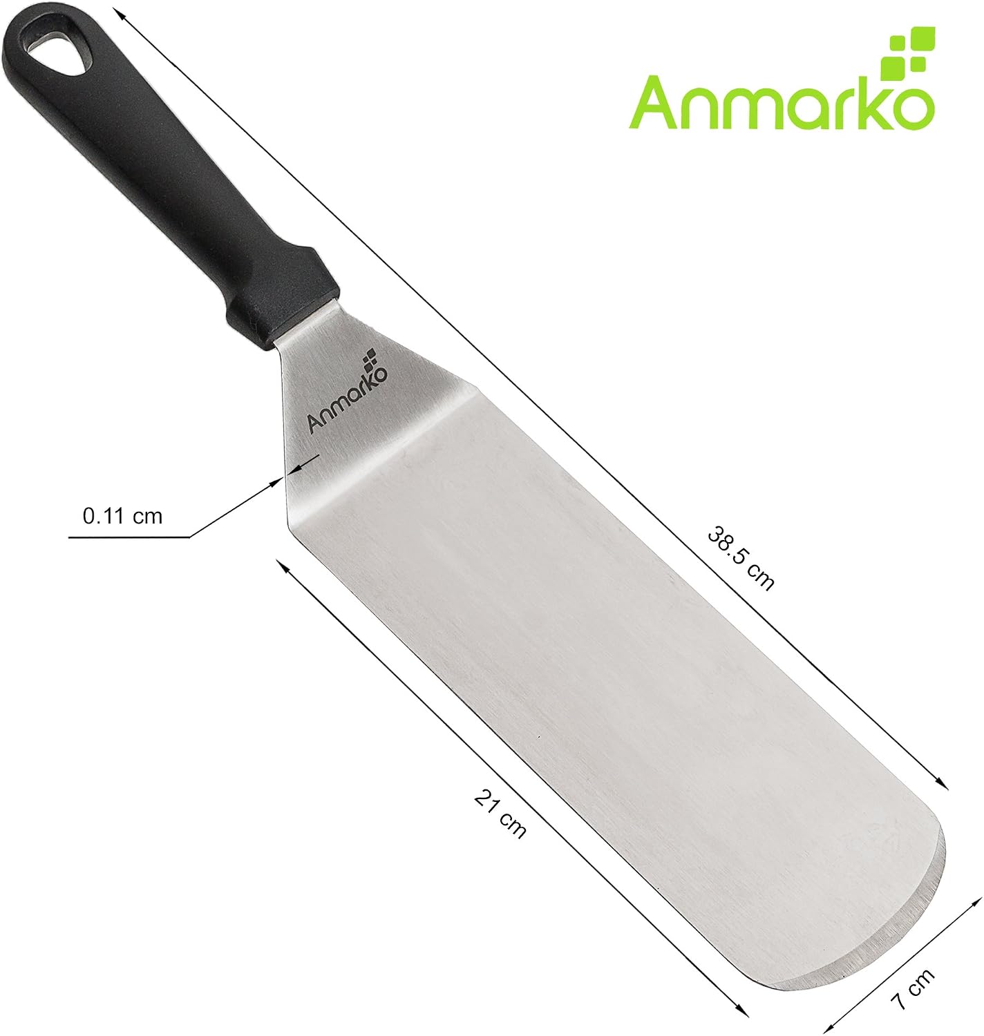 Spatula Turner Stainless Steel - Metal Spatula Set - Hibachi Spatula Great as BBQ Grill Accessories for Grill and Flat Top Griddle