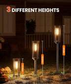 8 Pack Solar Pathway Lights Outdoor IP65 Waterproof Super Brightness Solar Powered Landscape Path Lights for Outside Walkway Driveway Garden