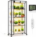 freelicht indoor greenhouse with grow light, 5-tier 4×30w, main product view