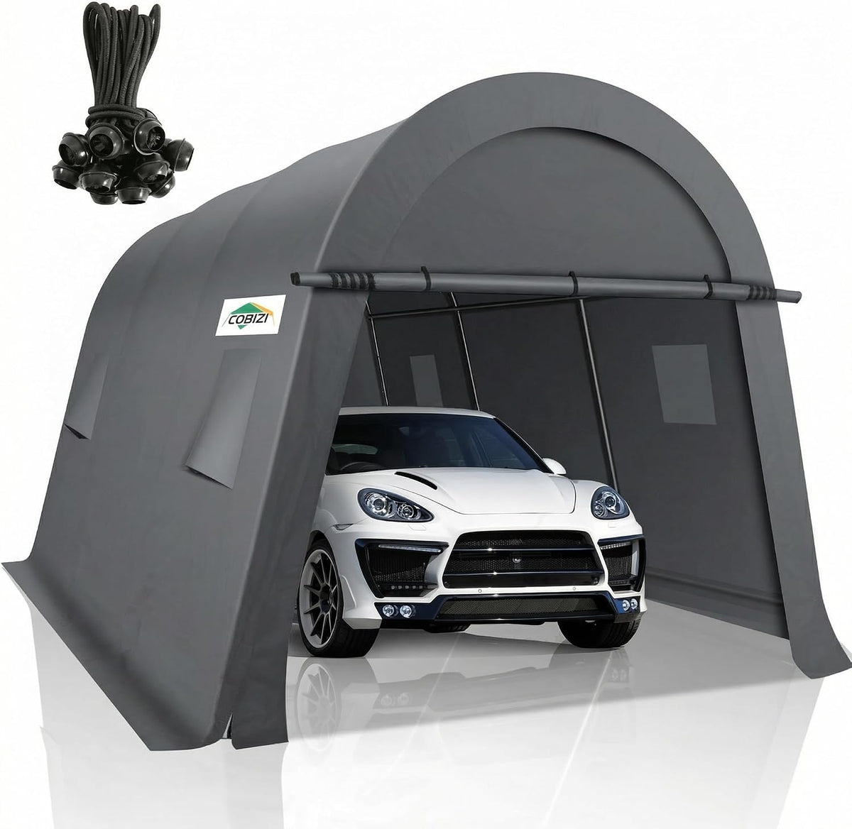 cobizi carport canopy 10x20 heavy duty portable garage, main product view
