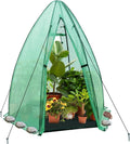 eagle peak portable mini dome greenhouse with zippered, main product view