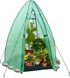 eagle peak portable mini dome greenhouse with zippered, main product view