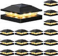 brightever solar post cap lights, black, 4x4 3.5x3.5, main product view
