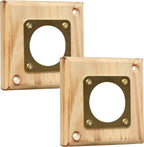 6-piece Metal Bluebird House Predator Guard，Metal Birdhouse Guard，Bird House Hole Protector Guard for Eastern Bluebird Box （3.81 cm Opening）