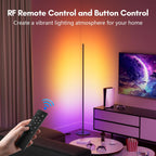 bright led rgb+ic corner floor lamp with app, close-up detail