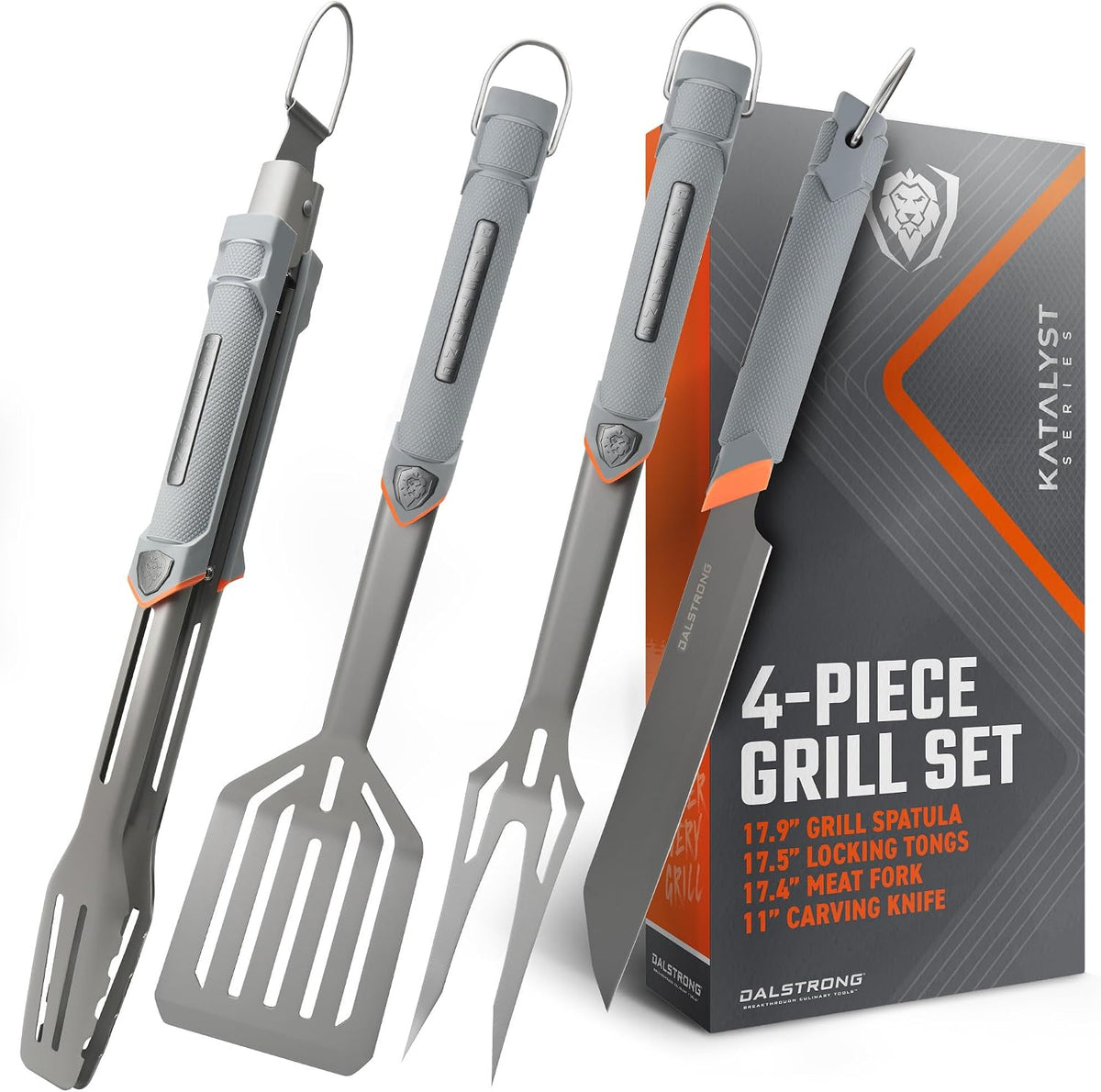 dalstrong 4-pc bbq grill tool set - knife, main product view