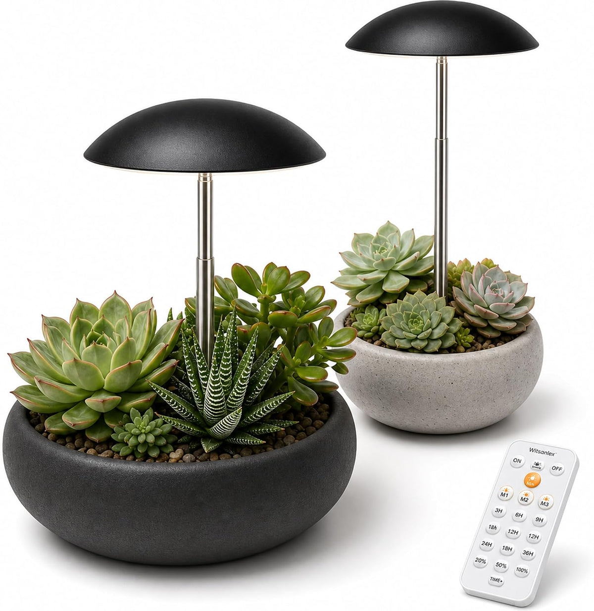 small grow lights for indoor plants, 2 pack, main product view
