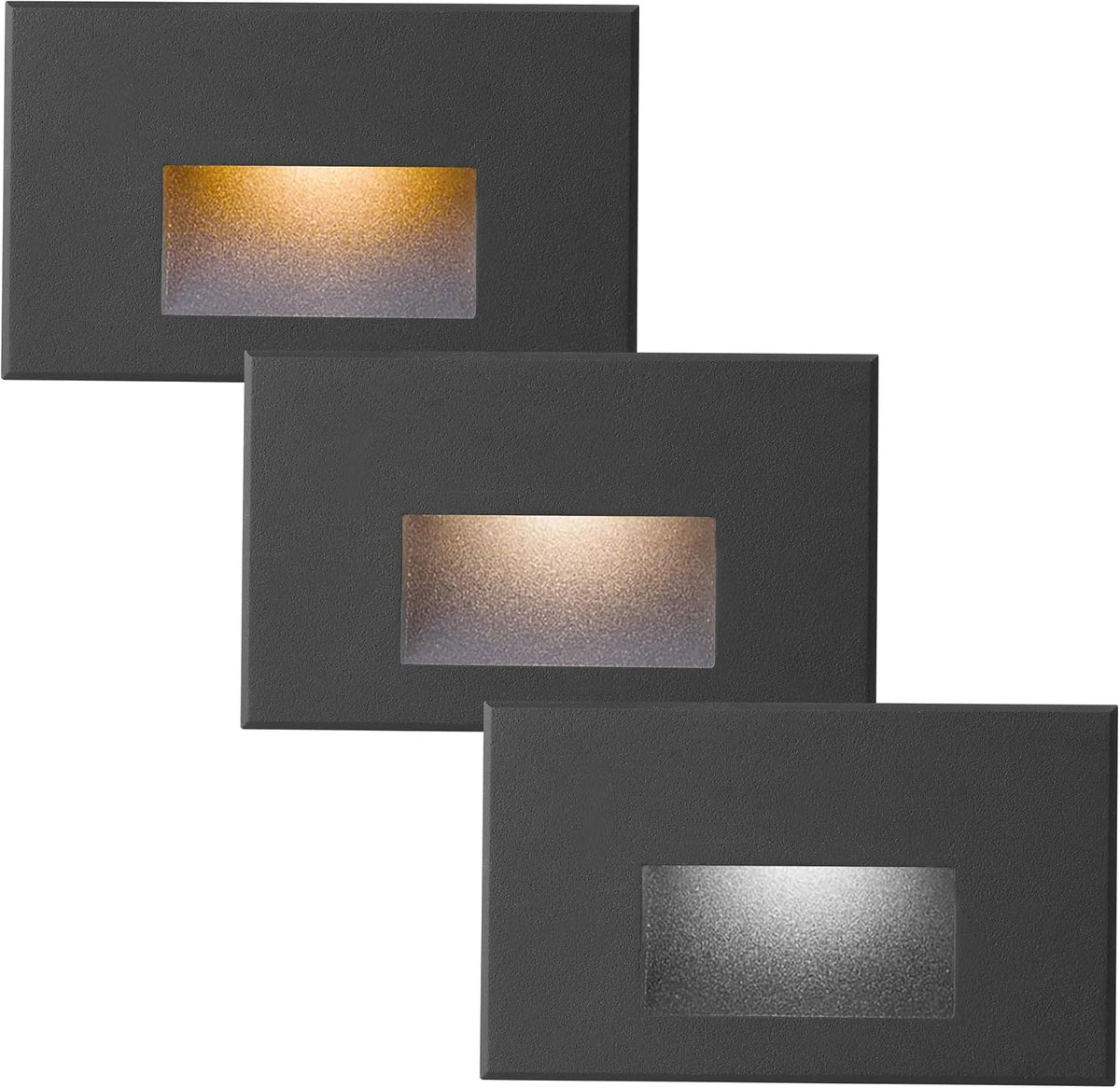 stair step lights outdoor indoor 120v dimmable 3cct, main product view