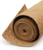 Coconut Fiber Mat, Yarrdfir 24 x 160 inch Natural Coconut Liners for planters Flower Basket, Natural Coconut Fiber mat, Garden Decoration, Animal pet pad, Reptile Carpet, Snow Mat (24 x 160)