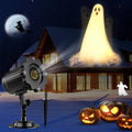 Halloween Projector Lights Outdoor,3D Dynamic Ghost Decorations Light,2026 Upgraded Clearer Ghost HD Patterns,Holiday Light for Home Window Wall Halloween Garage Door Decor