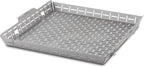 Weber Crafted® Roasting Basket, Stainless‑Steel for Gourmet Grilling | Grill Basket for Even Roasting of Vegetables & Delicate Foods - Grill Accessory, Culinary Tool for Outdoor Cooking