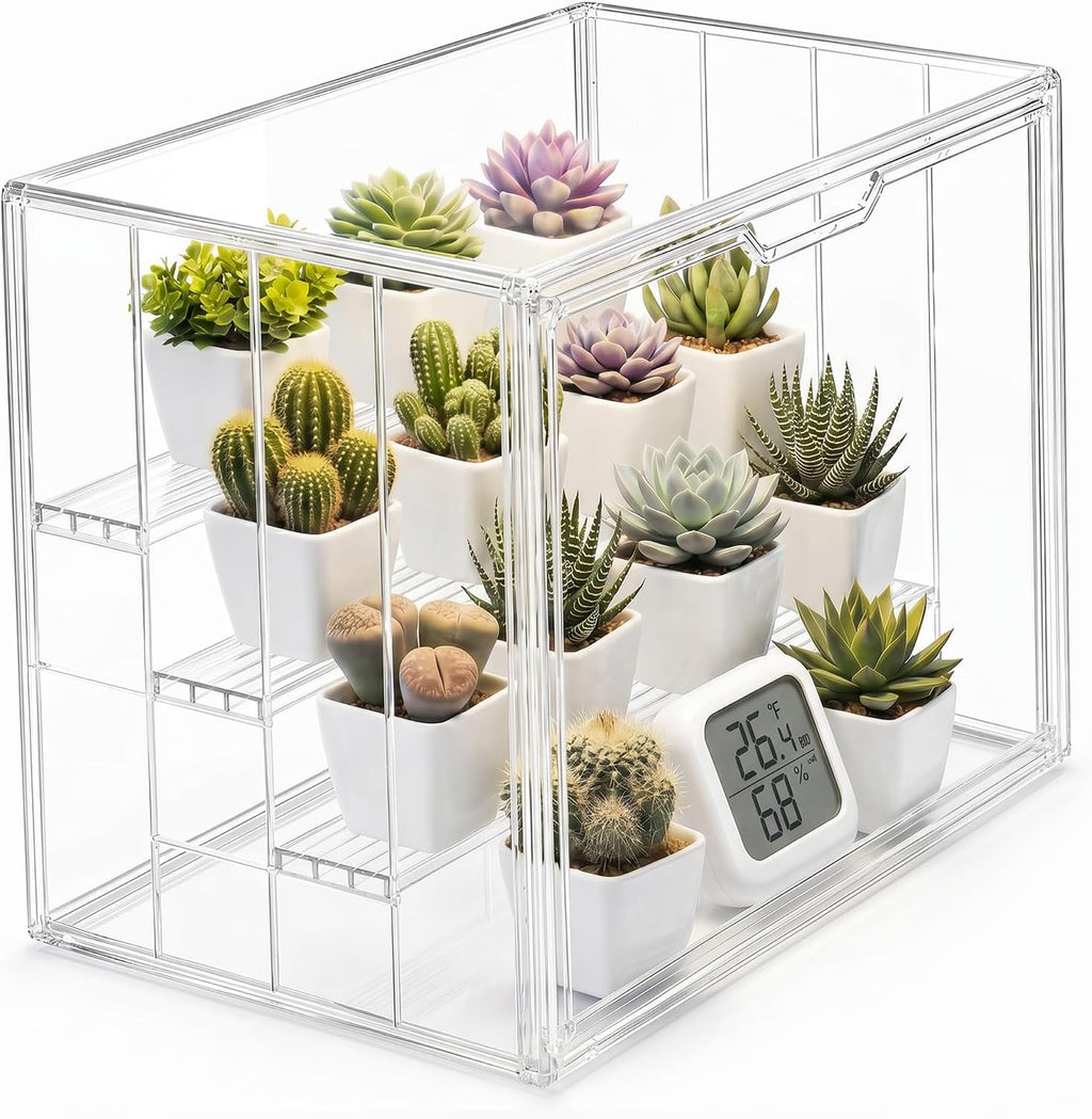 clear mini greenhouse indoor, tabletop portable greenhouse with, main product view