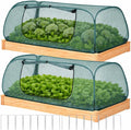 raised garden bed covers(45"x22"x18"), pop up mesh plant, main product view