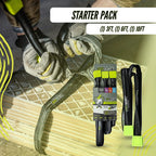 twisted goat industrial twist ties - heavy duty shown in use