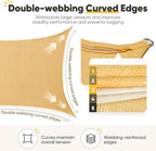 Quictent 20x26ft Sun Shade Sail for Patio, 185GSM Heavy Duty Rectangular Outdoor Sunshades UV Block Outside Canopy Cover for Backyard