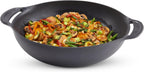 Weber Crafted® Wok & Steamer, 6 Qt, for Gourmet Grilling | Porcelain‑Enameled Cast‑Iron Wok with Steamer Basket for Weber Crafted® Grills (Frame Kit Required) - Grill Accessory