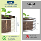 Garvee Galvanized Raised Garden Bed Outdoor, 10x4x1.5 ft Metal Planter Box for Flowers Vegetables, Rust-Resistant Raised Garden Beds for Gardening, Easy Assembly Outdoor Garden Box & Planters, Beige