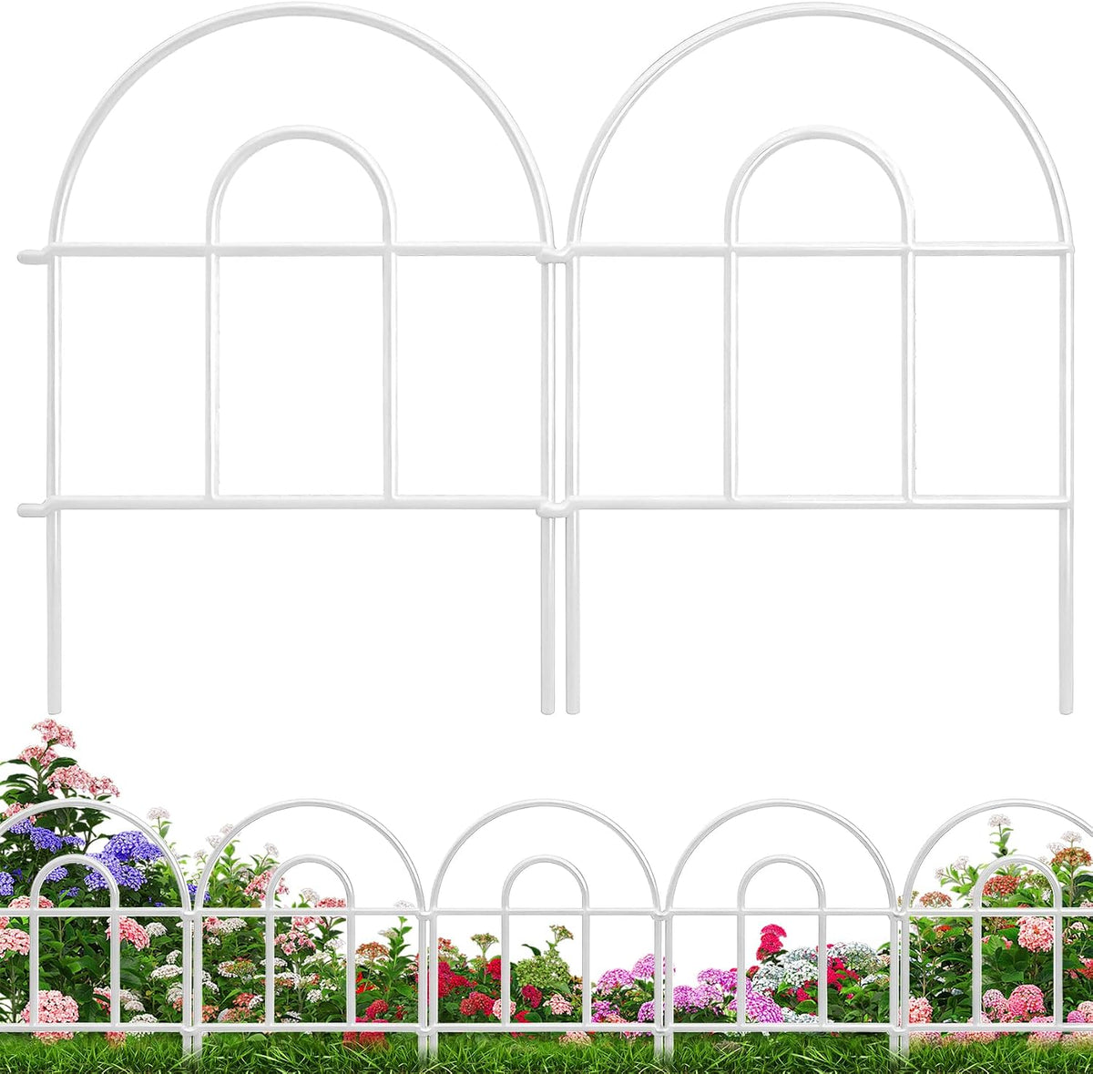 decorative garden fence 43.33ft x 17in - 40, main product view