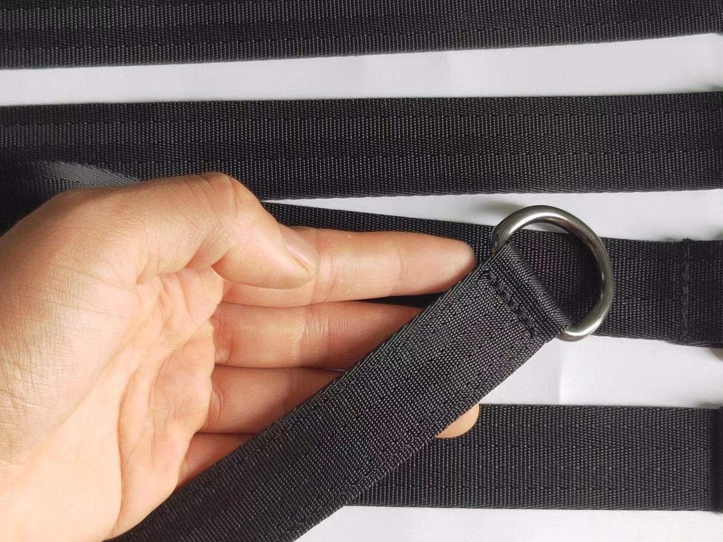 Hammock Straps Tree Swing Hanging Kit | 2 Pcs, 9.84 inches, 2 Heavy Duty Hook Clasps, For Swing Hammocks Seat Pulley System Gym Equipment