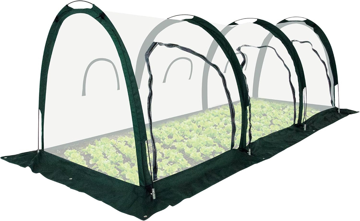 portable tunnel greenhouse for outdoors - transparent mini, main product view