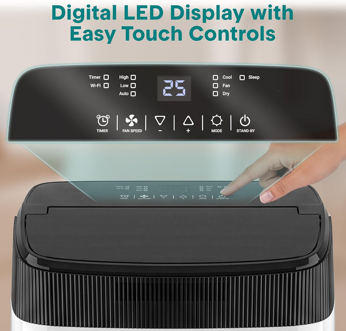 serenelife portable air conditioner, dehumidifier & fan |, view 9