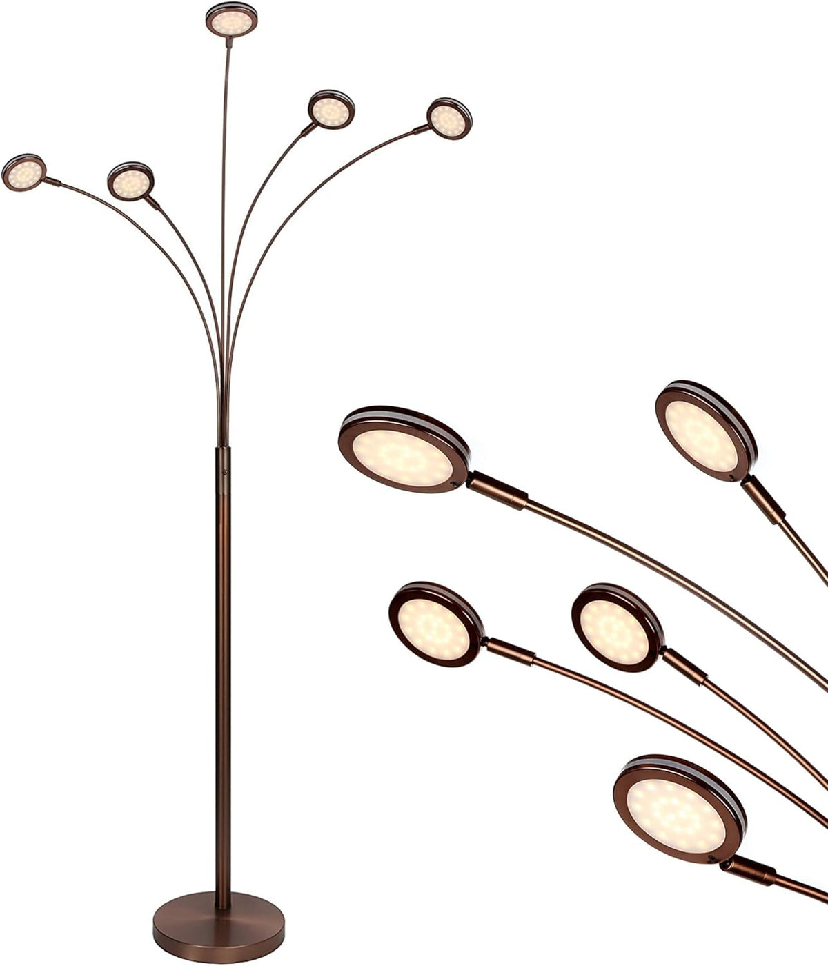 brightech orion arc floor lamp for living room, main product view