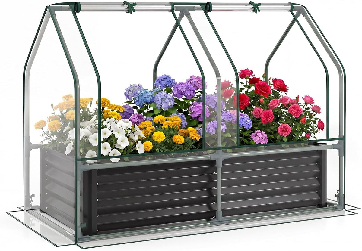 happygrill 4 x 2 x 3 ft galvanized, main product view