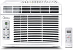 midea 6,000 btu window air conditioner, 3-in-1 cool/fan/dehumidifier, main product view