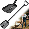 heavy duty sifting shovel with adjustable handle (26"-48"), main product view